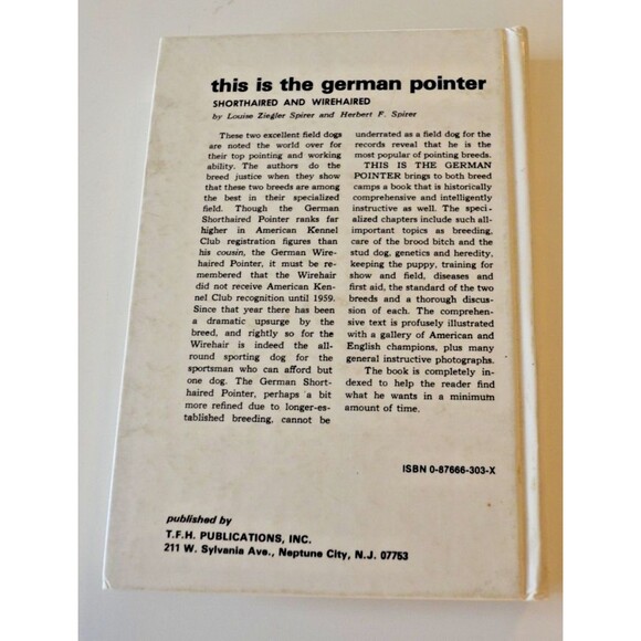 This is the German Pointer Wirehaired and Shorthaired Ziegler-Spirer GWP GSP HC - Picture 2 of 11